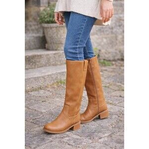 Universal Thread Mai Tan Knee High Zip Style Memory Foam NWOT Womens | 9.5 NWOT